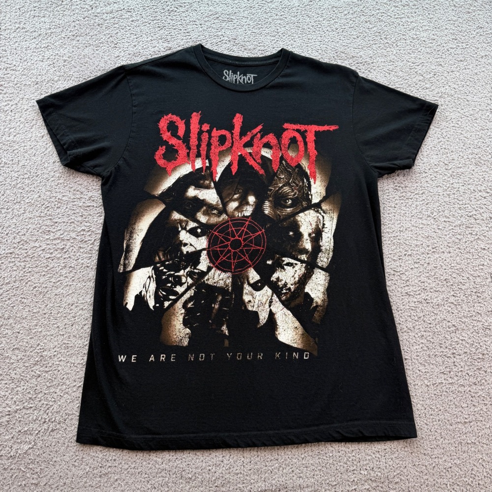 Slipknot We Are Not Your Kind Band T-Shirt Men Large Black Graphic Tee Hot Topic